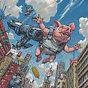 shinykimai_a_manga_of_a_super_hero_pig_and_his_side_kick_whi__f8c3a847-2ac0-498f-a687-8b26c01f26e2_0.png: 1024x1024, 2149k (May 23, 2024, at 04:20 AM)