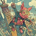 shinykimai_a_manga_of_a_super_hero_pig_in_a_mask_and_cape_and_375c11e9-6aab-4abc-b761-55a8c7437dcf_2.png: 1024x1024, 2327k (May 23, 2024, at 04:20 AM) shinykimai_a_manga_of_a_super_hero_pig_in_a_mask_and_cape_and_375c11e9-6aab-4abc-b761-55a8c7437dcf_2.png: 1024x1024, 2327k (May 23, 2024, at 04:20 AM)