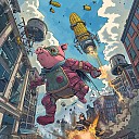 shinykimai_a_manga_of_a_super_hero_pig_in_a_mask_and_cape_and_bcd07861-8505-46da-b5a5-a30eb2d1dc2a_1.png: 1024x1024, 2276k (May 23, 2024, at 04:20 AM)